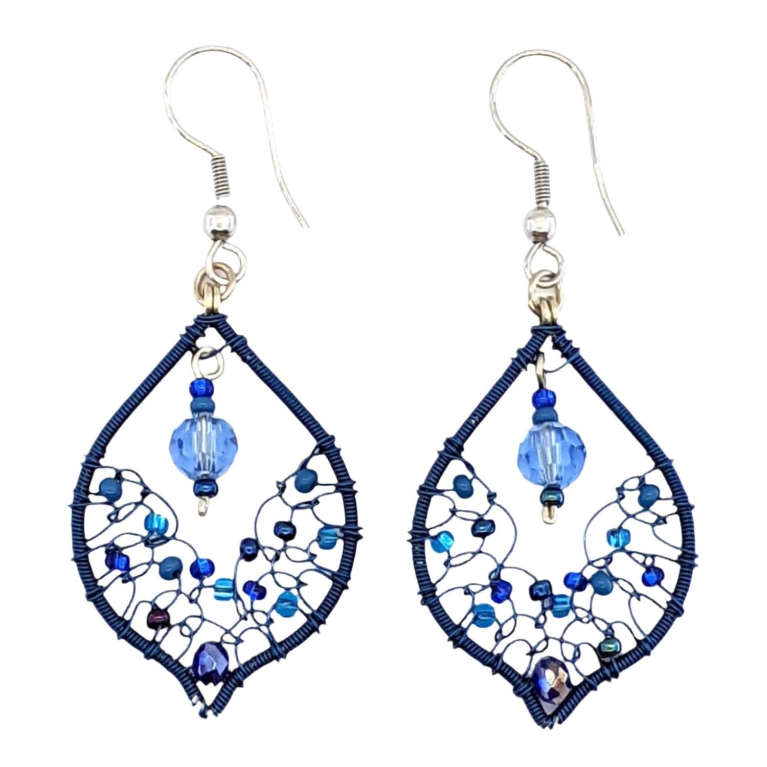 Blues Arabian Nights Earrings - A Thread of Hope Guatemalan Fair Trade