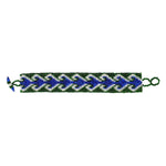 Blues, Green and White Hearts Beaded Bracelet - A Thread of Hope Guatemalan Fair Trade