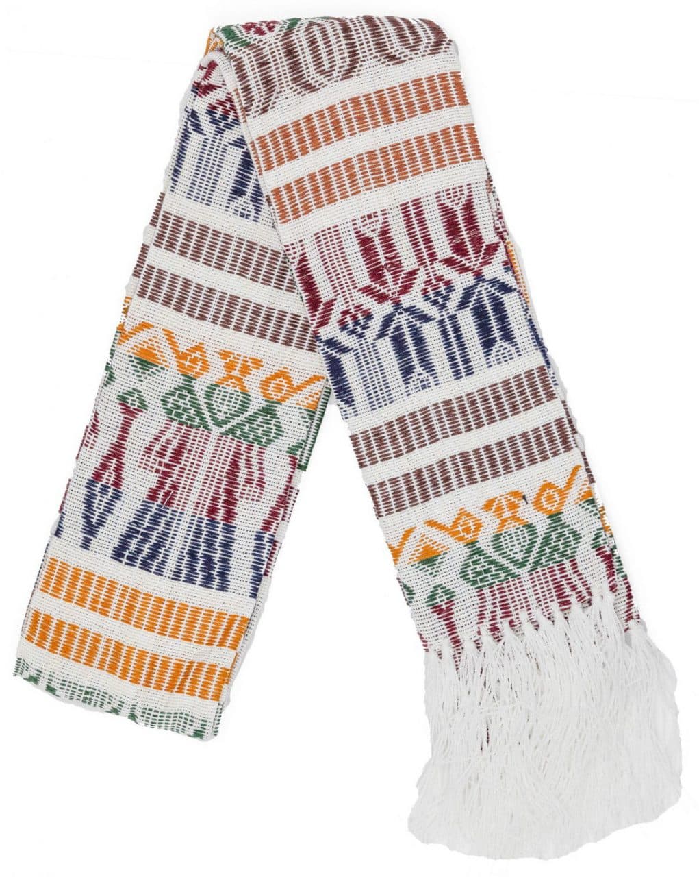 Brocaded Clerical Stole - Earth - A Thread of Hope Guatemalan Fair Trade