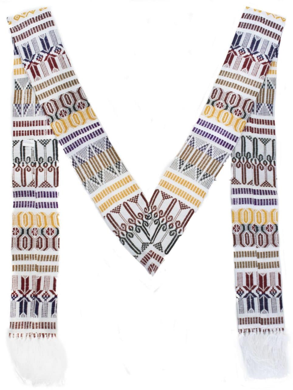 Brocaded Clerical Stole - Earth - A Thread of Hope Guatemalan Fair Trade