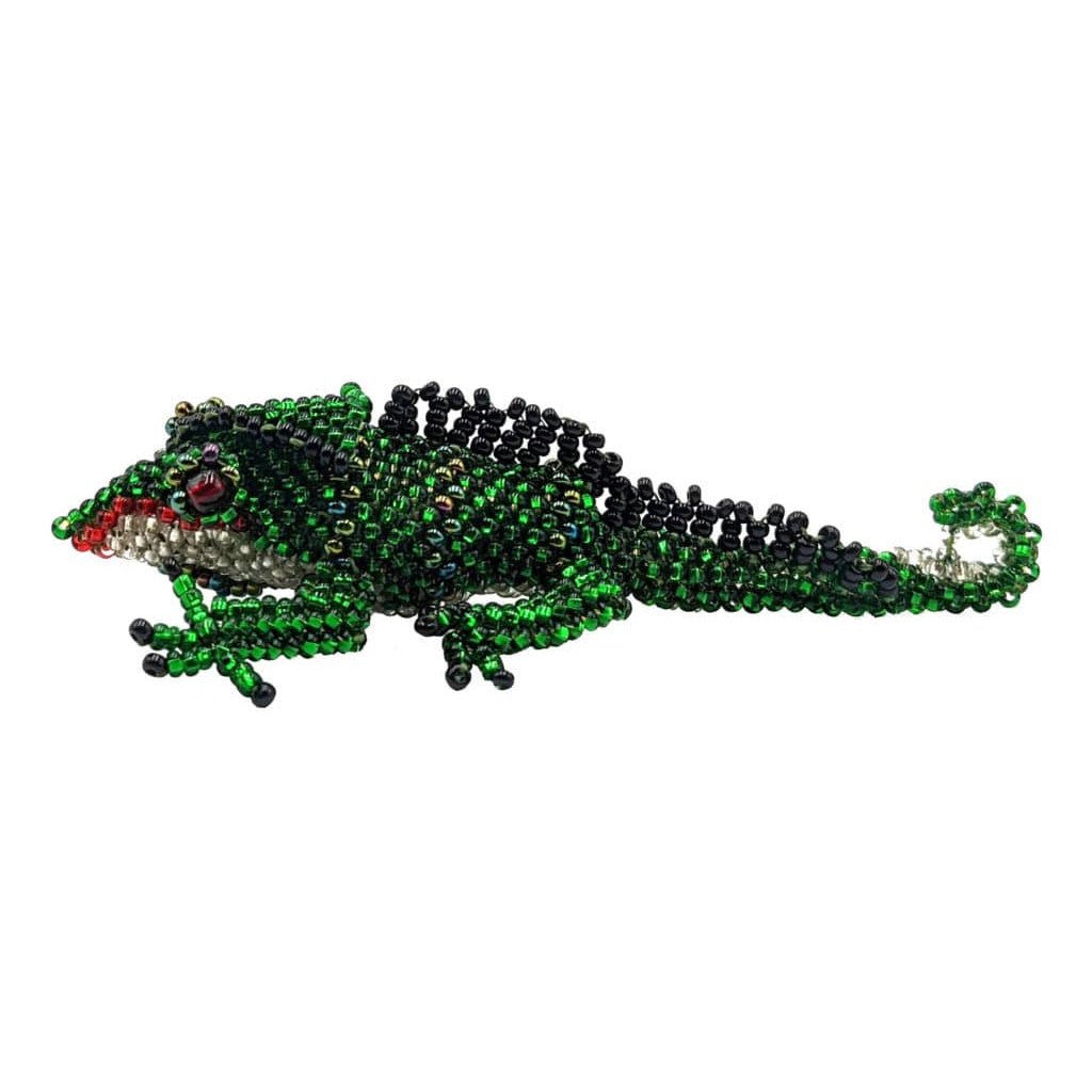 Chameleon Beaded Ornament - A Thread of Hope Guatemalan Fair Trade