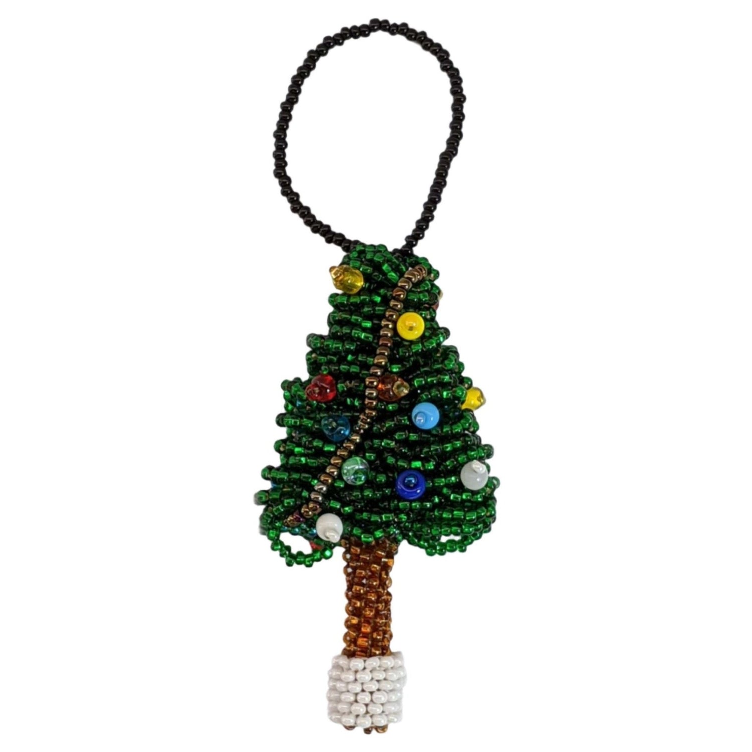 Christmas Tree Beaded Ornament - A Thread of Hope Guatemalan Fair Trade