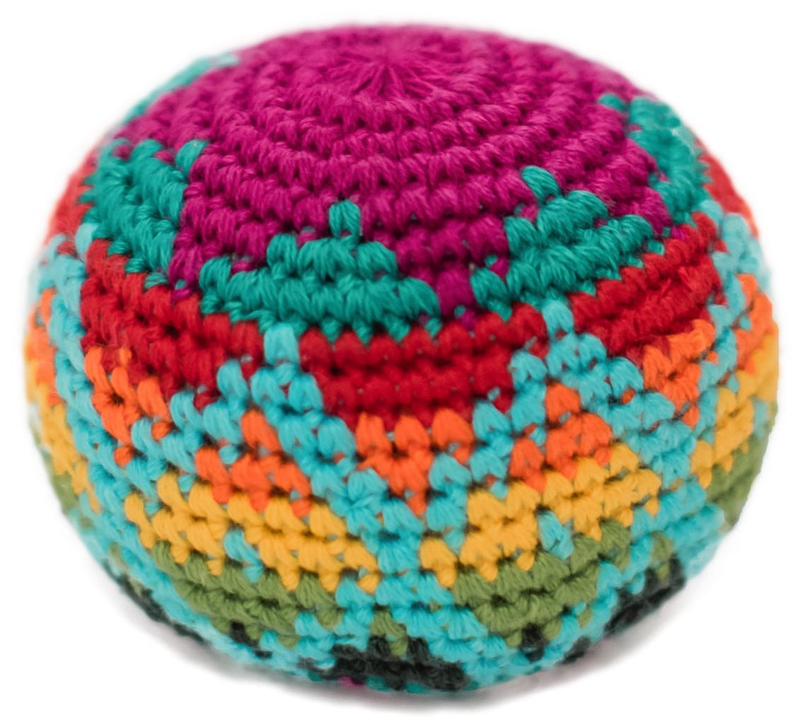 Colorful Hacky Sack / Stress Ball / Bocce Ball - A Thread of Hope Guatemalan Fair Trade