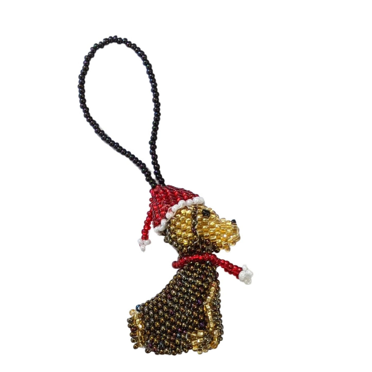 Dog Beaded Christmas Ornament - A Thread of Hope Guatemalan Fair Trade