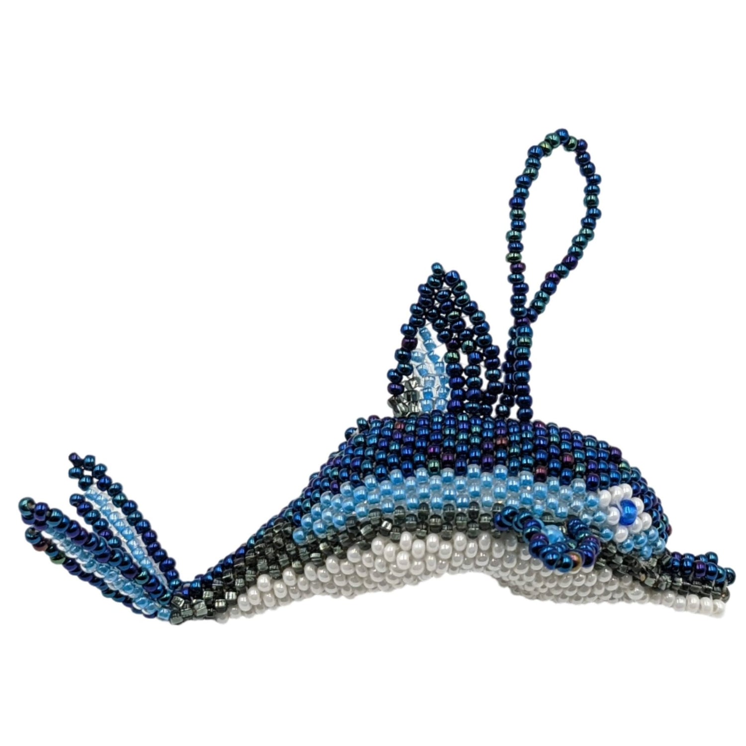 Dolphin Beaded Ornament - A Thread of Hope Guatemalan Fair Trade