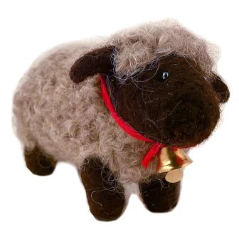 Felted Cotswold Wool Sheep in Gray - A Thread of Hope Guatemalan Fair Trade