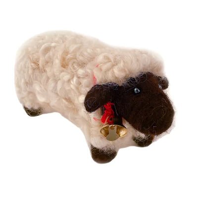 Felted Cotswold Wool Sheep in White - A Thread of Hope Guatemalan Fair Trade