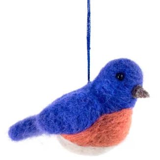 Felted Wool Bluebird - A Thread of Hope Guatemalan Fair Trade