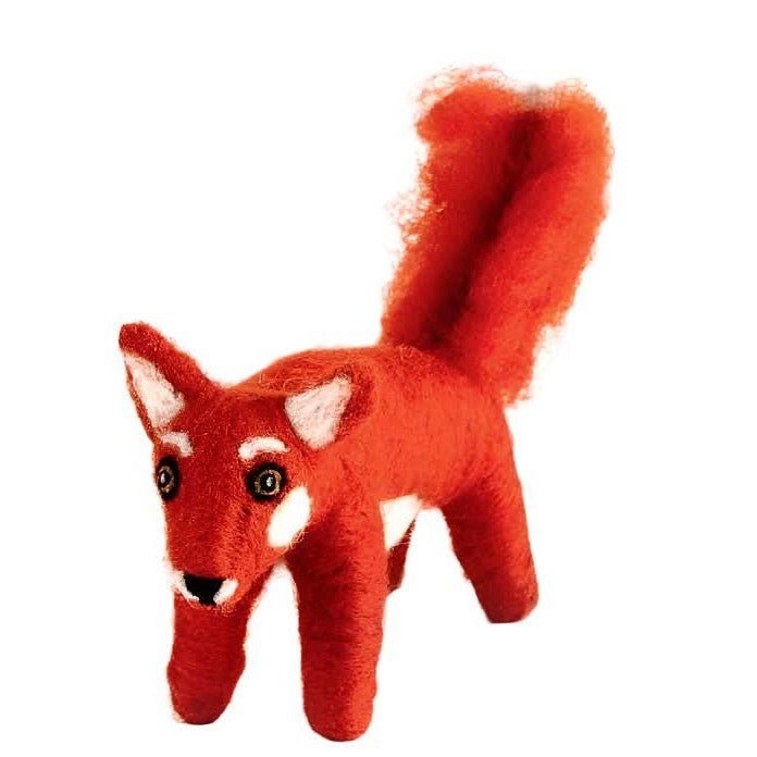 Felted Wool Fox - A Thread of Hope Guatemalan Fair Trade