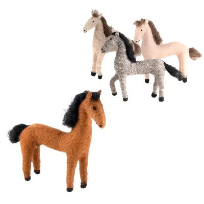 Felted Wool Horse - A Thread of Hope Guatemalan Fair Trade