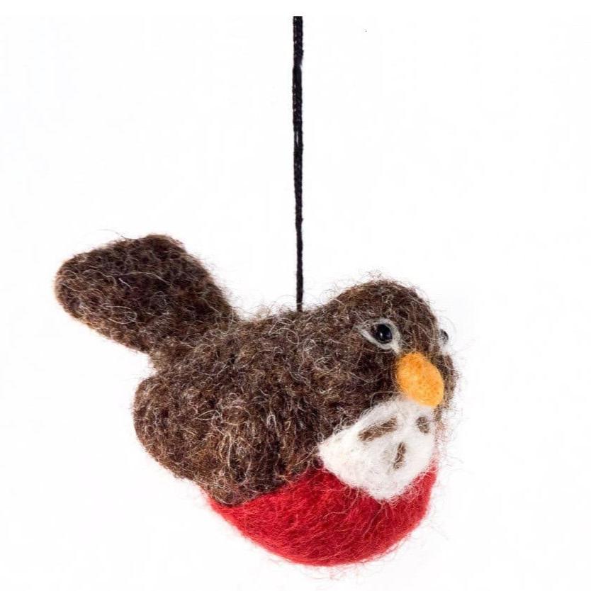 Felted Wool Robin - A Thread of Hope Guatemalan Fair Trade