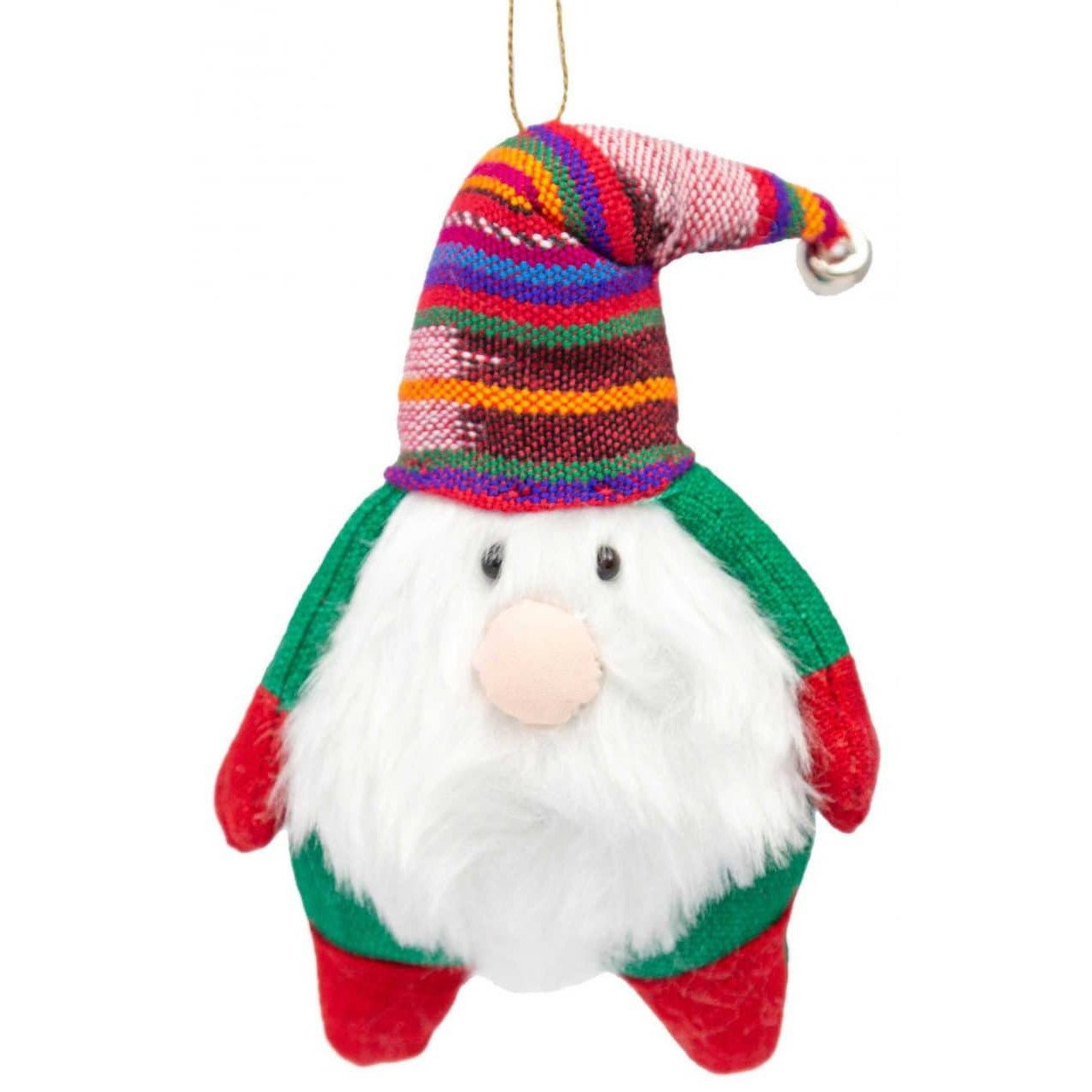 Festive Gnome Ornament - A Thread of Hope Guatemalan Fair Trade