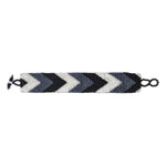 Gray, Black and White Arrows Beaded Bracelet - A Thread of Hope Guatemalan Fair Trade