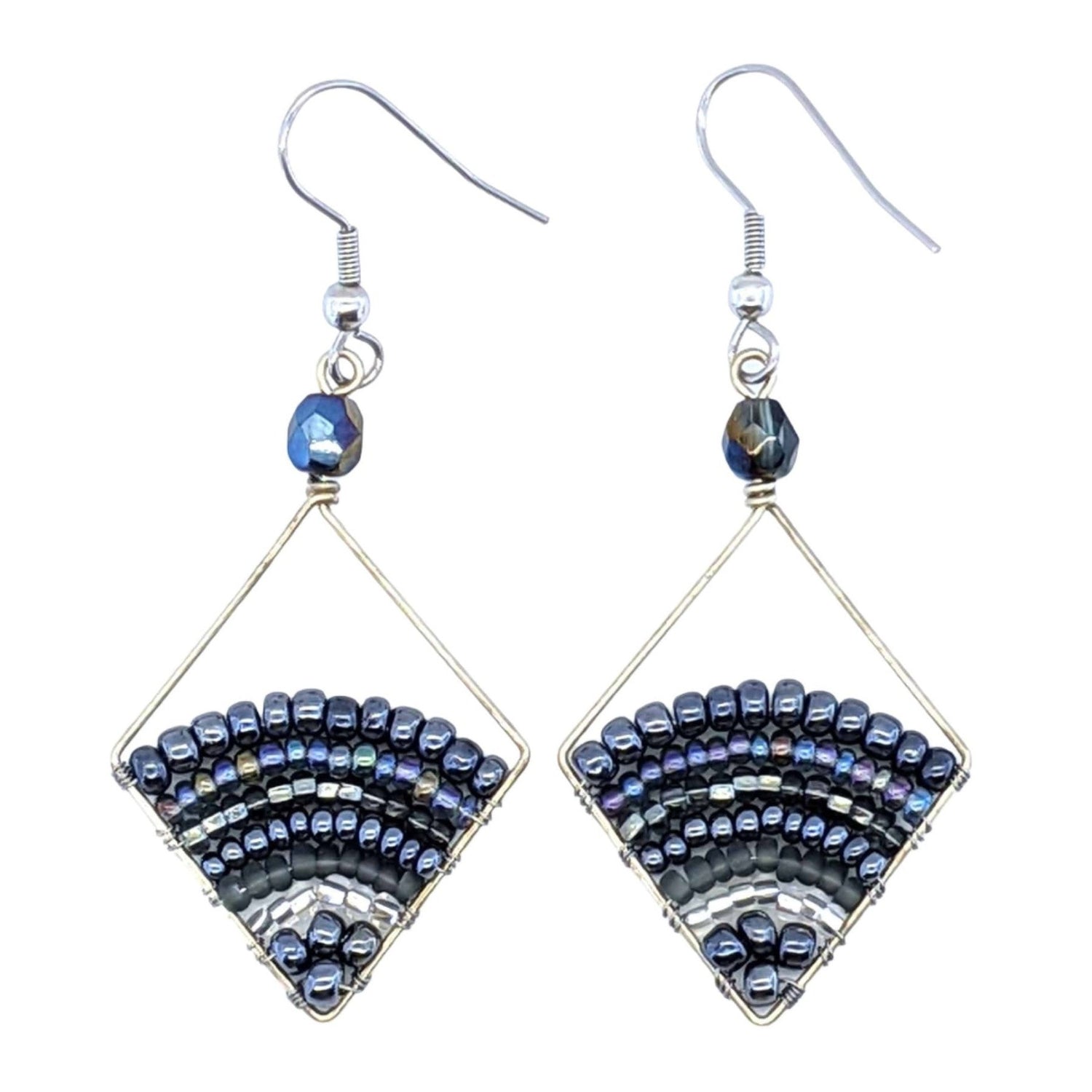 Grays Miranda Beaded Earrings - A Thread of Hope Guatemalan Fair Trade