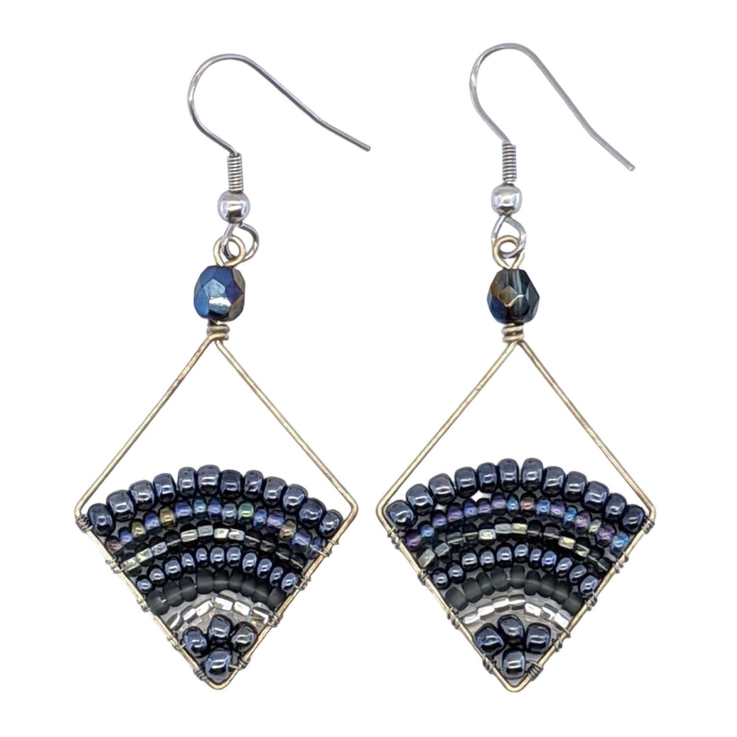 Grays Miranda Beaded Earrings - A Thread of Hope Guatemalan Fair Trade