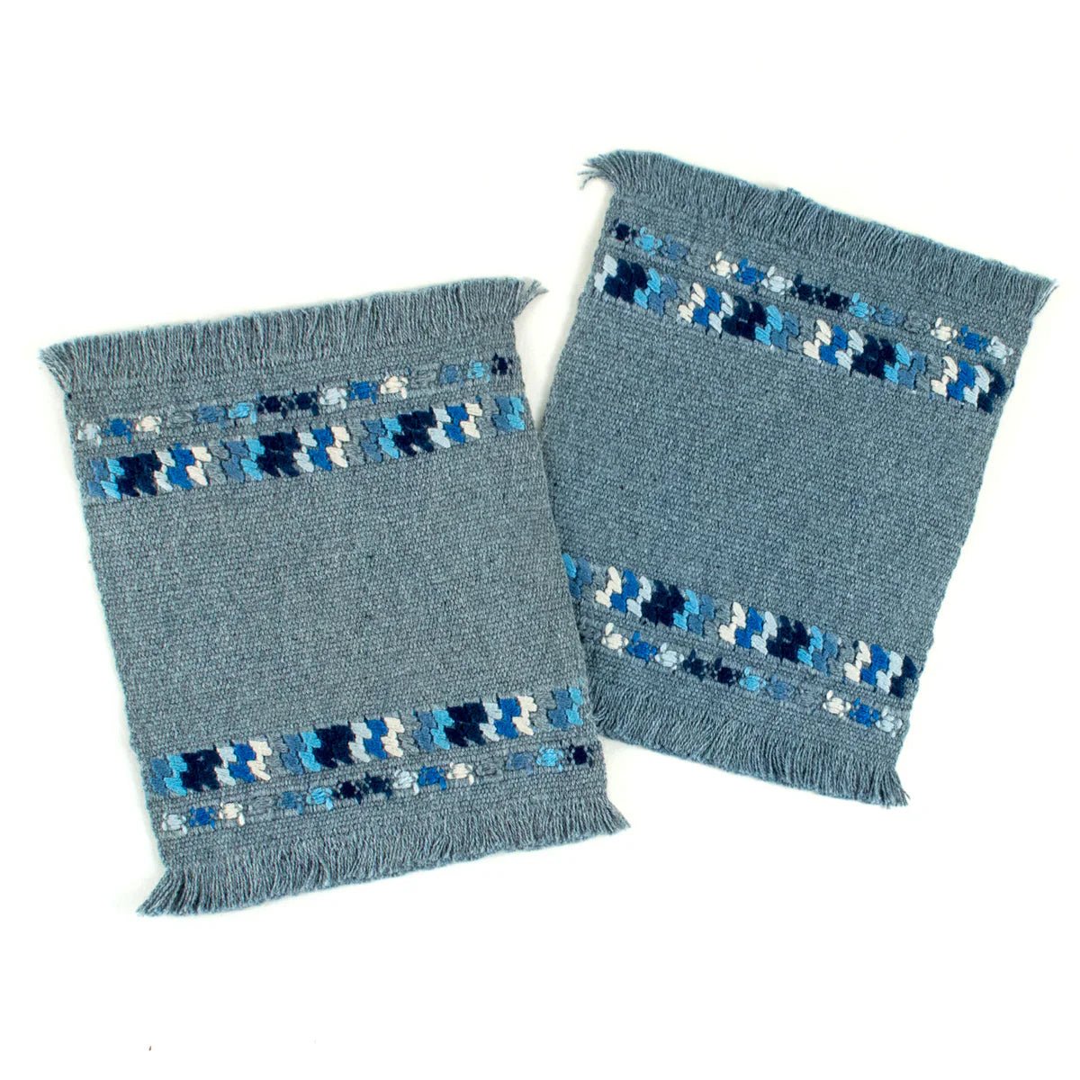 Handwoven Brocade Coaster, set of 2 - A Thread of Hope Guatemalan Fair Trade