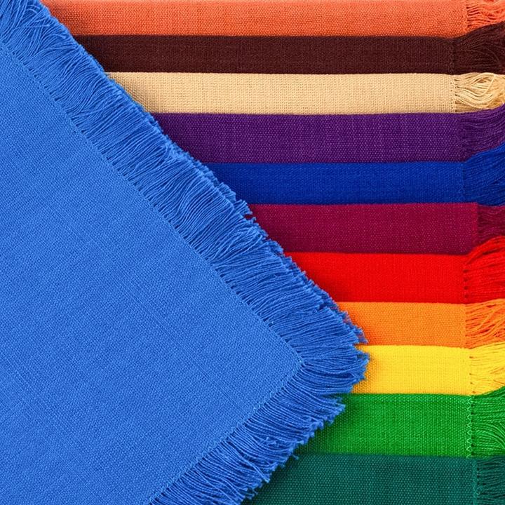 Handwoven Fringed Napkin - A Thread of Hope Guatemalan Fair Trade