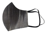 Handwoven Lightweight Bamboo Face Mask with Elastic Behind Ears - Black, White, Grays - A Thread of Hope Guatemalan Fair Trade