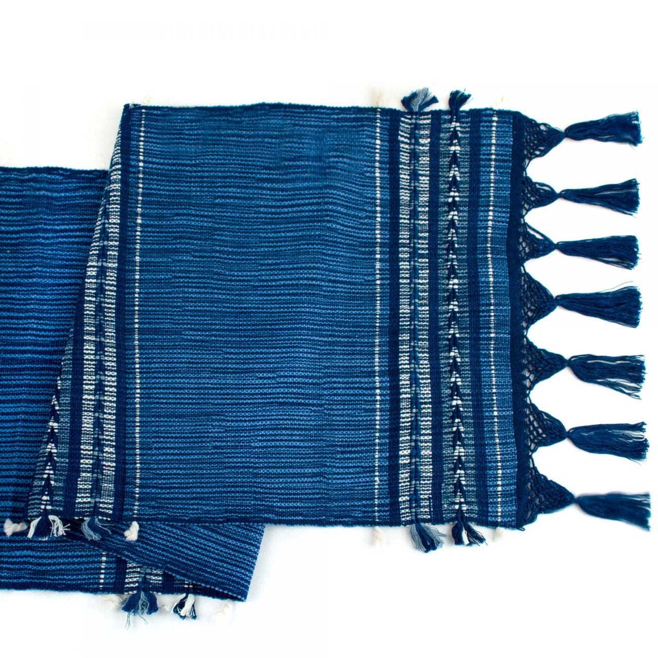 Indigo Arrow Table Runner - A Thread of Hope Guatemalan Fair Trade