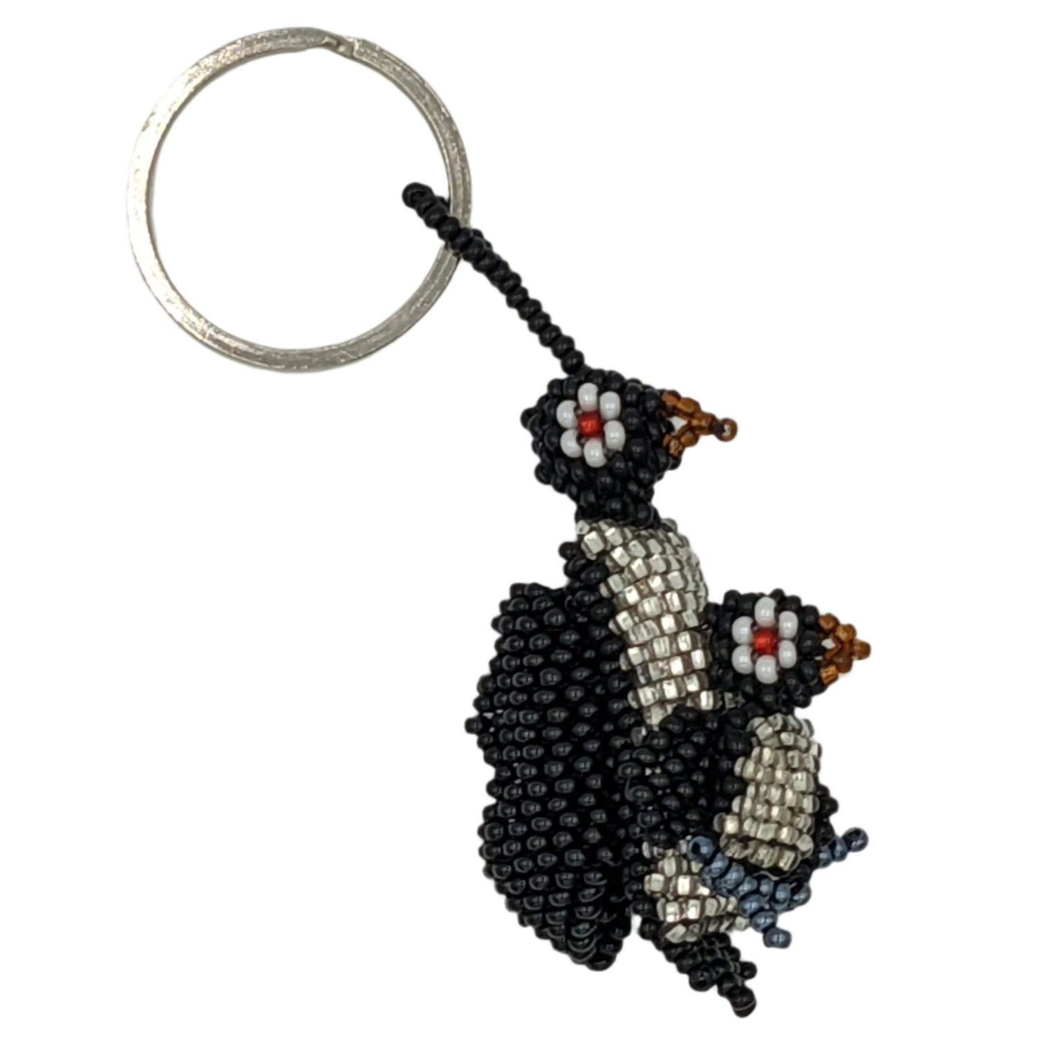 King Penguin and Baby Beaded Ornament - A Thread of Hope Guatemalan Fair Trade