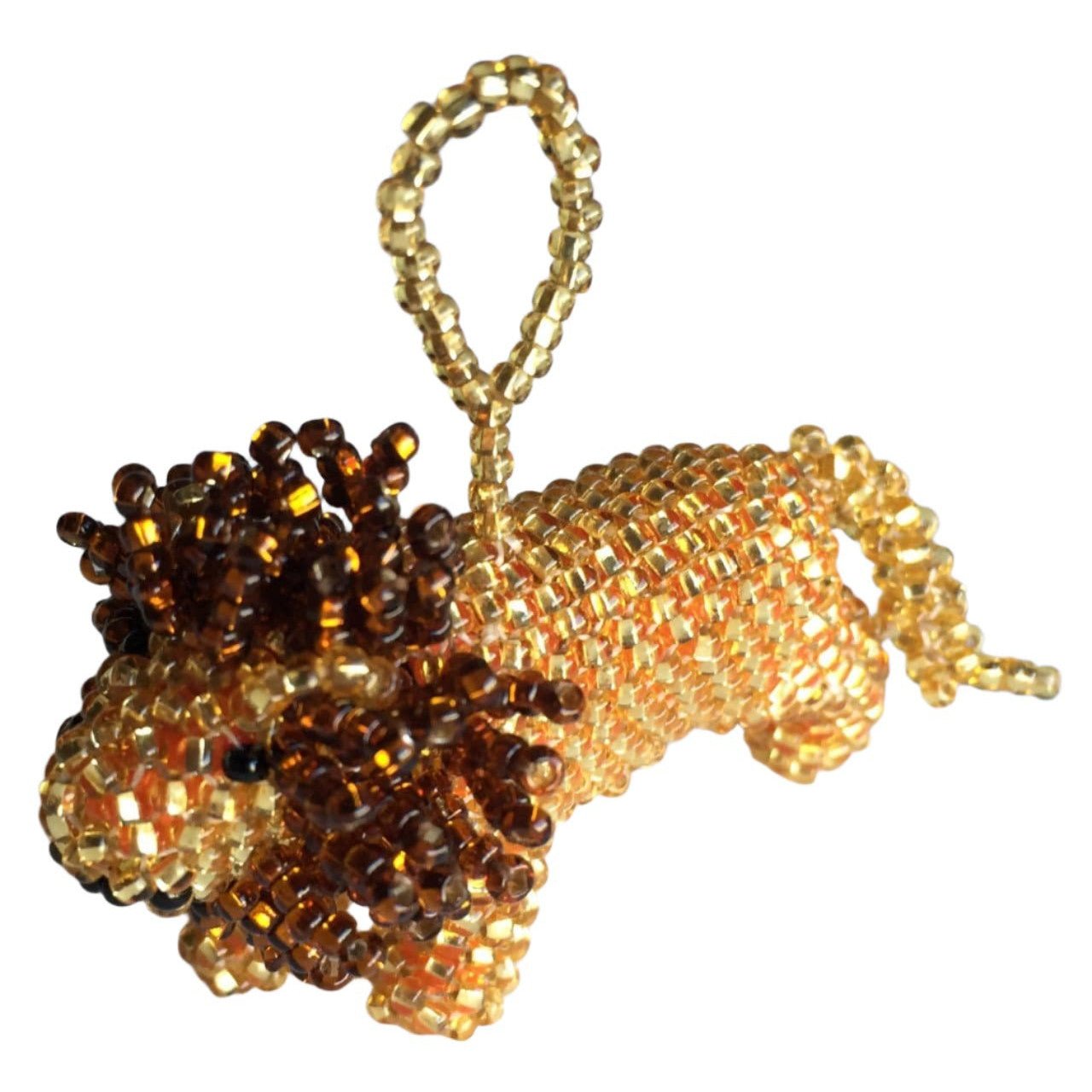 Lion Beaded Ornament - A Thread of Hope Guatemalan Fair Trade