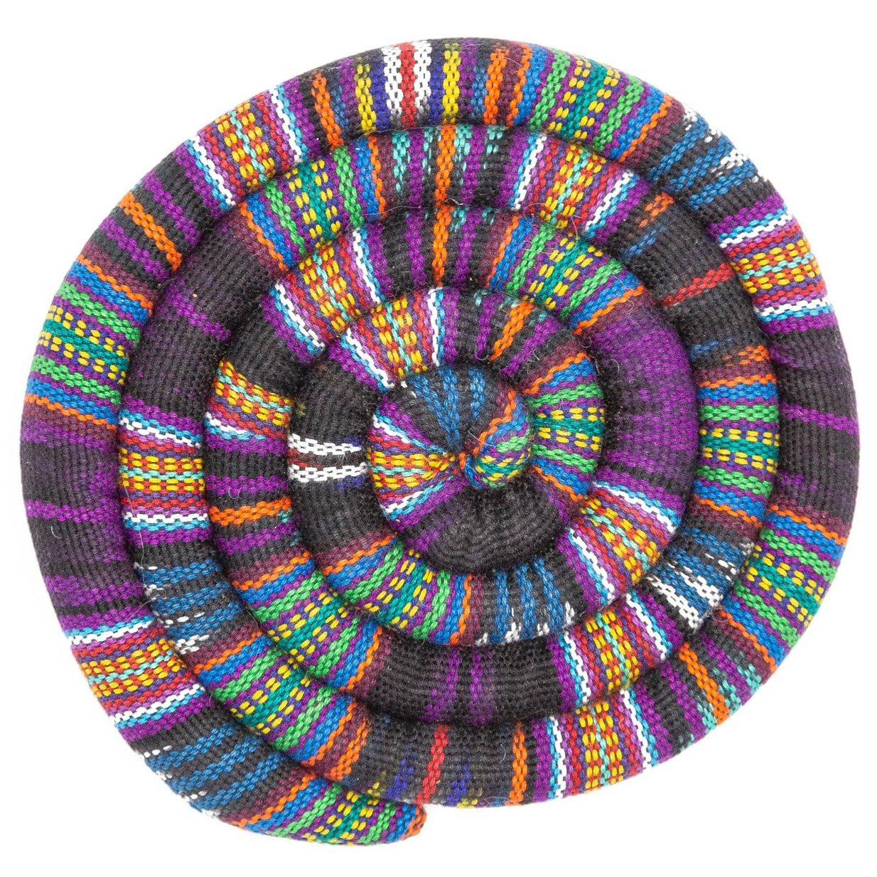 Microwavable Spiral Spiced Trivet - Medium - A Variety of Colors - A Thread of Hope Guatemalan Fair Trade