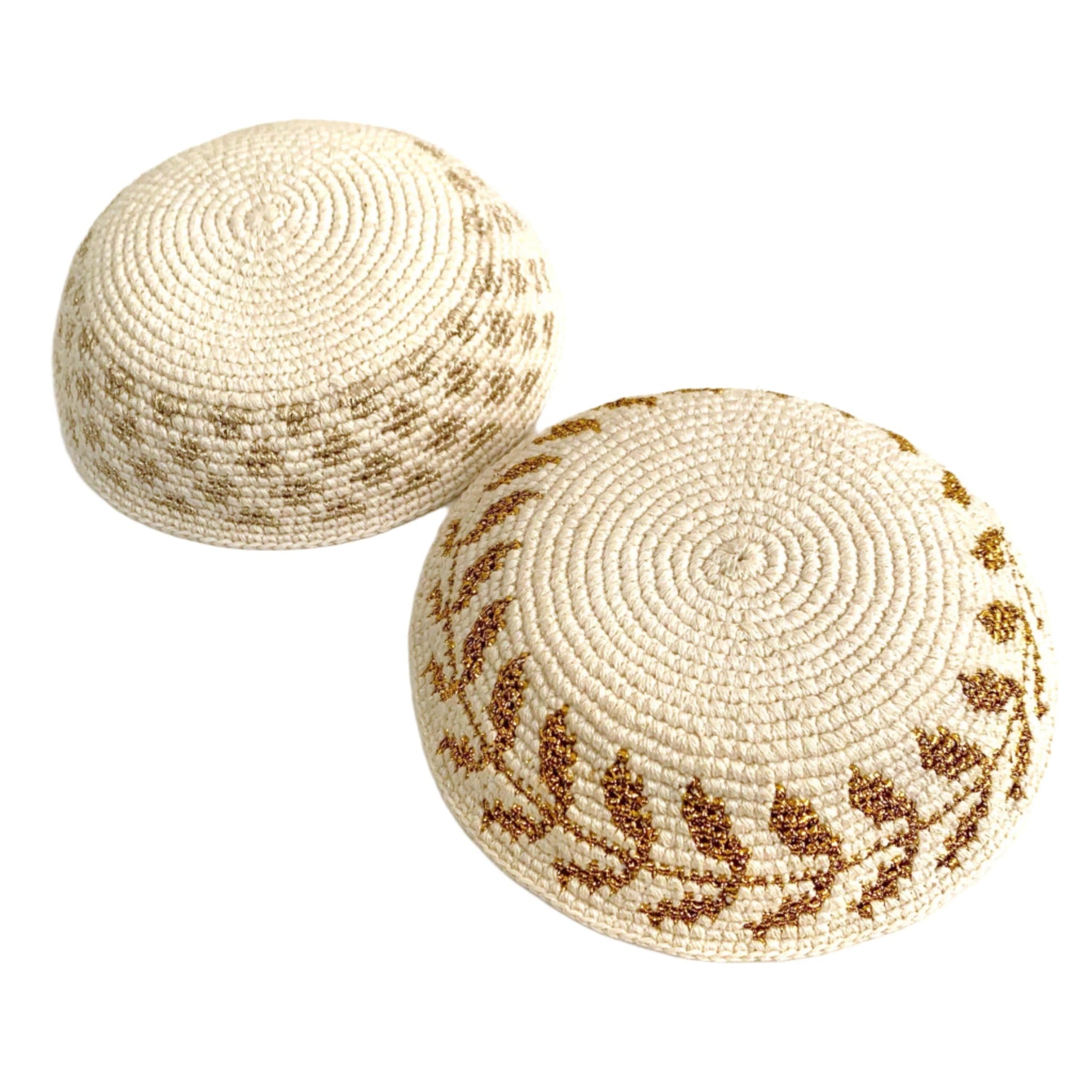 Natural Cotton Kippah (Yarmulke) - A Thread of Hope Guatemalan Fair Trade