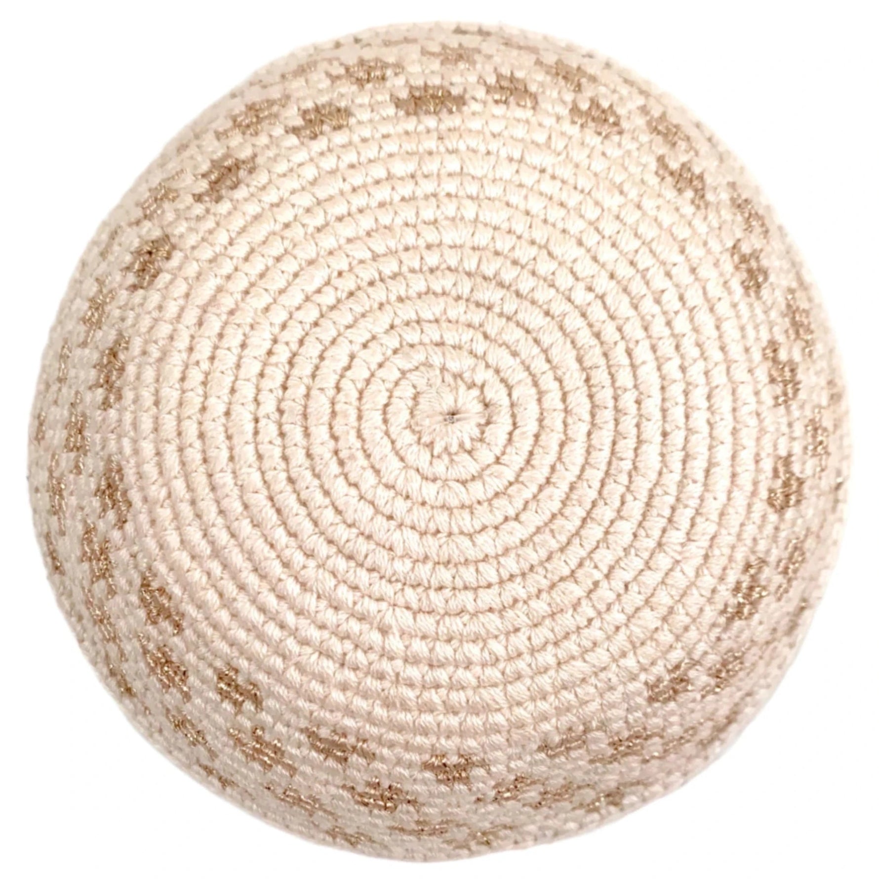 Natural Cotton Kippah (Yarmulke) - A Thread of Hope Guatemalan Fair Trade