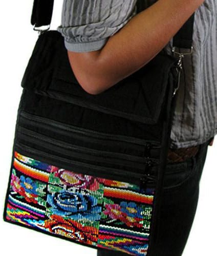 Organizing Shoulder Bag - Large - A Thread of Hope Guatemalan Fair Trade