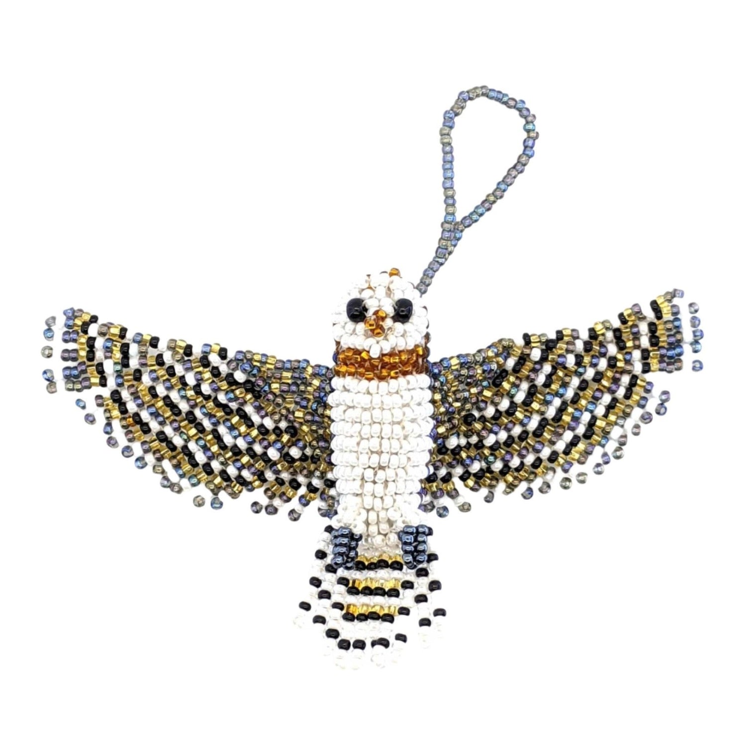 Owl Beaded Ornament - A Thread of Hope Guatemalan Fair Trade