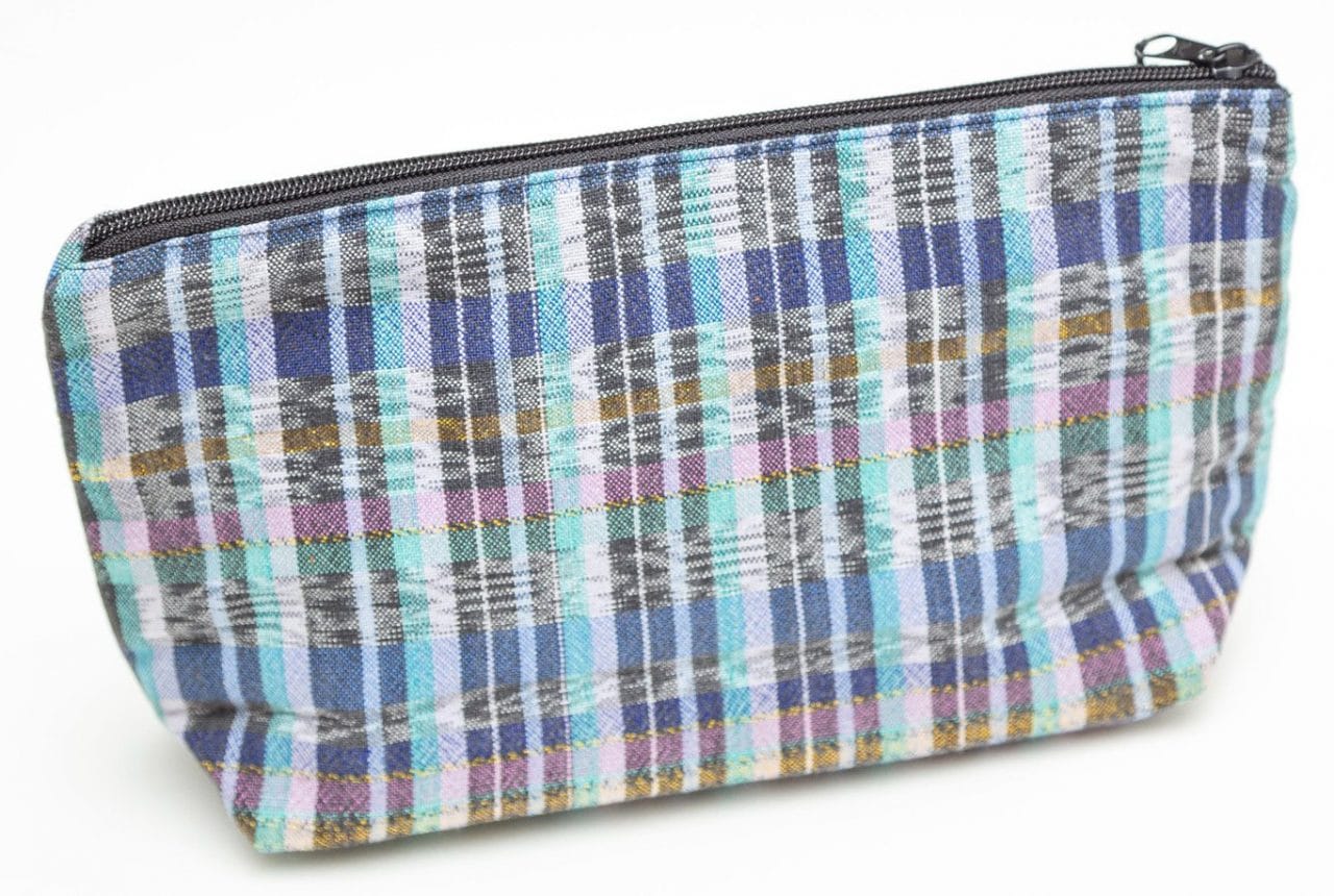 Plastic - Lined Cosmetic Travel Bag - A Thread of Hope Guatemalan Fair Trade