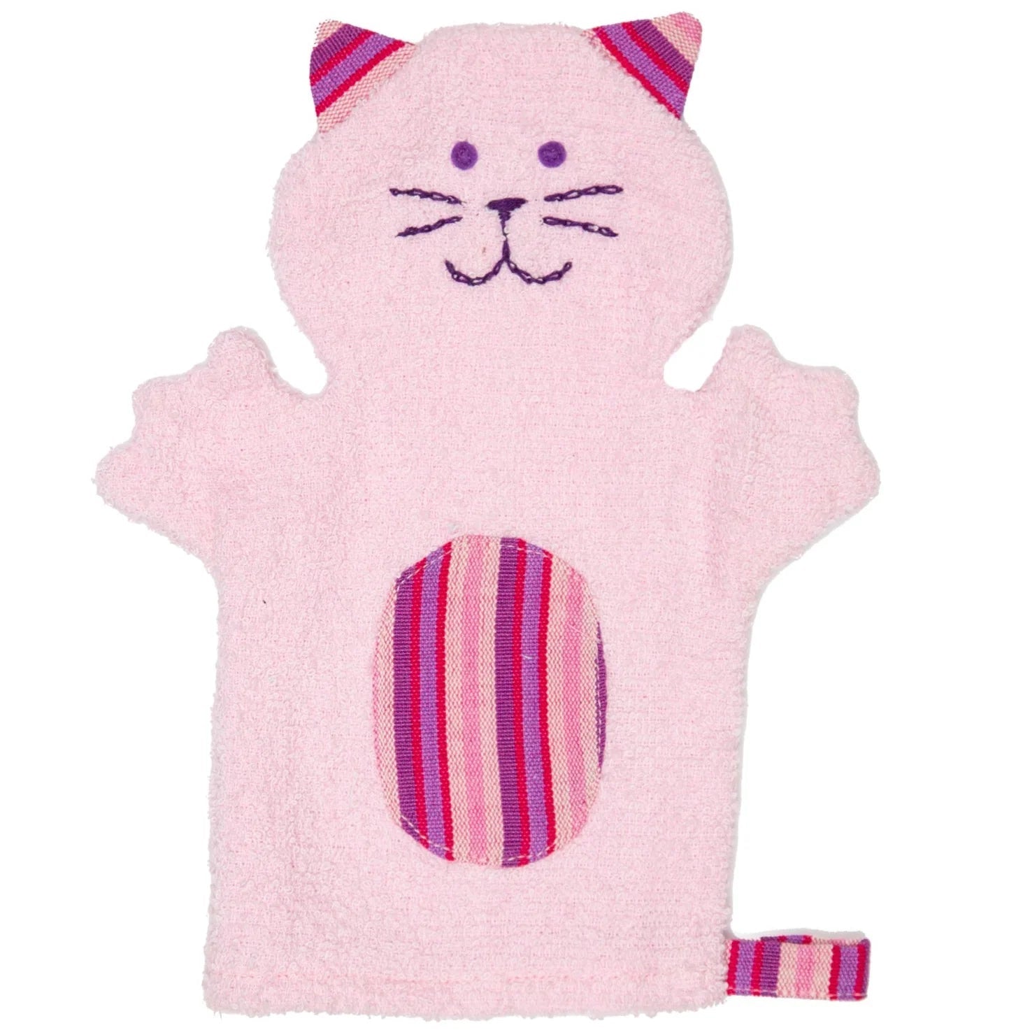 Puppet Washcloth - Kitty - A Variety of Colors - A Thread of Hope Guatemalan Fair Trade