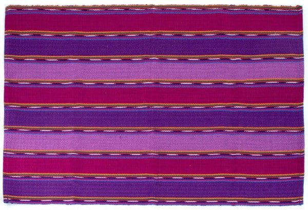 Purple Zunil Placemat - A Thread of Hope Guatemalan Fair Trade