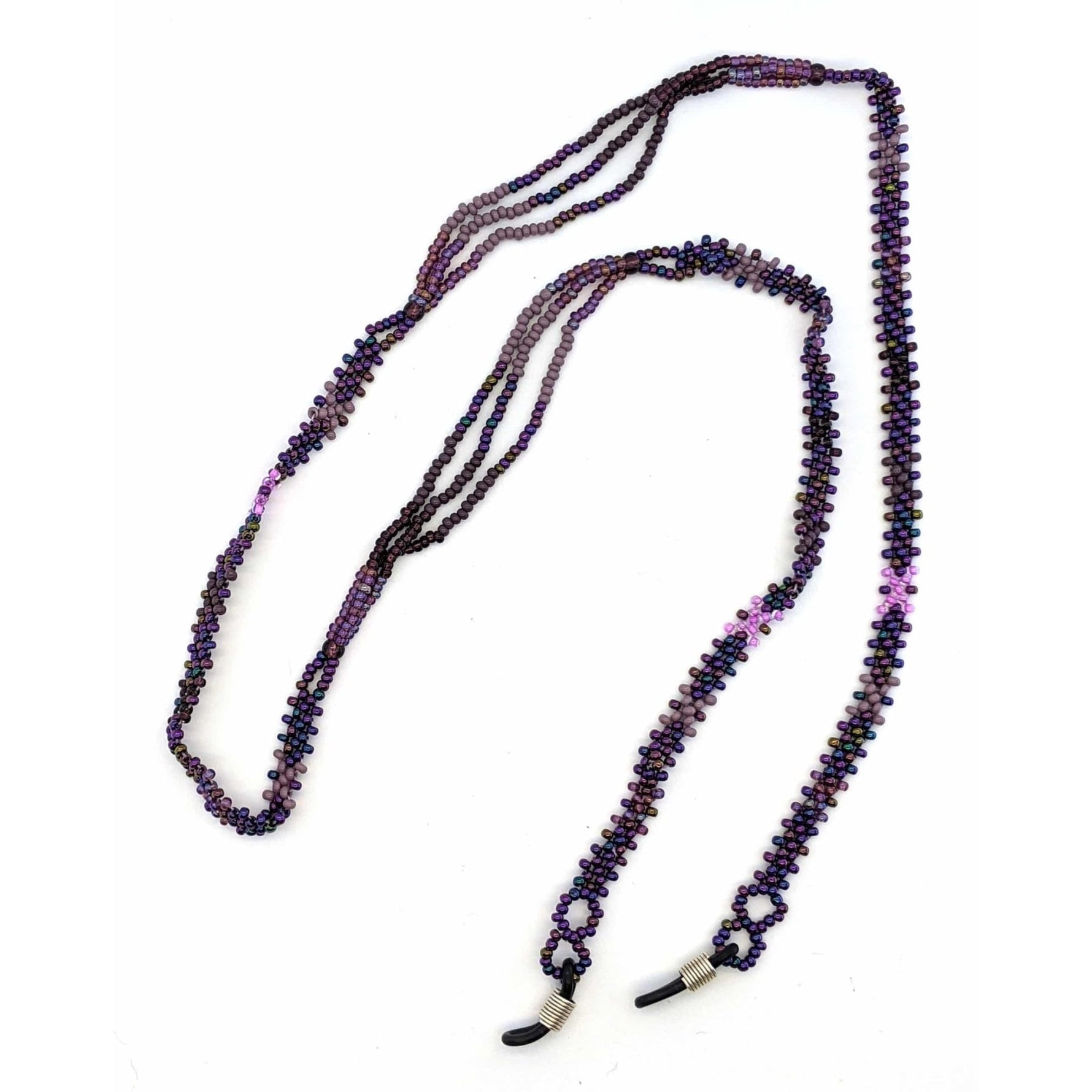 Purples Beaded Glasses Holder - A Thread of Hope Guatemalan Fair Trade