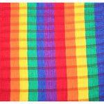 Rainbow Stripe Handwoven Cotton Scarf - A Thread of Hope Guatemalan Fair Trade