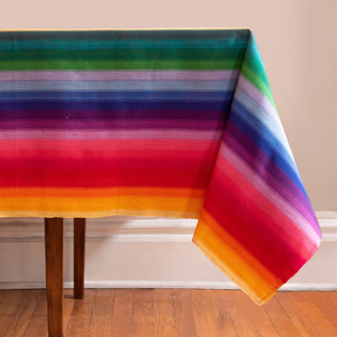 Rainbow Tablecloth - A Thread of Hope Guatemalan Fair Trade