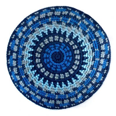 Recycled Denim Kippah (Yarmulke) - A Thread of Hope Guatemalan Fair Trade