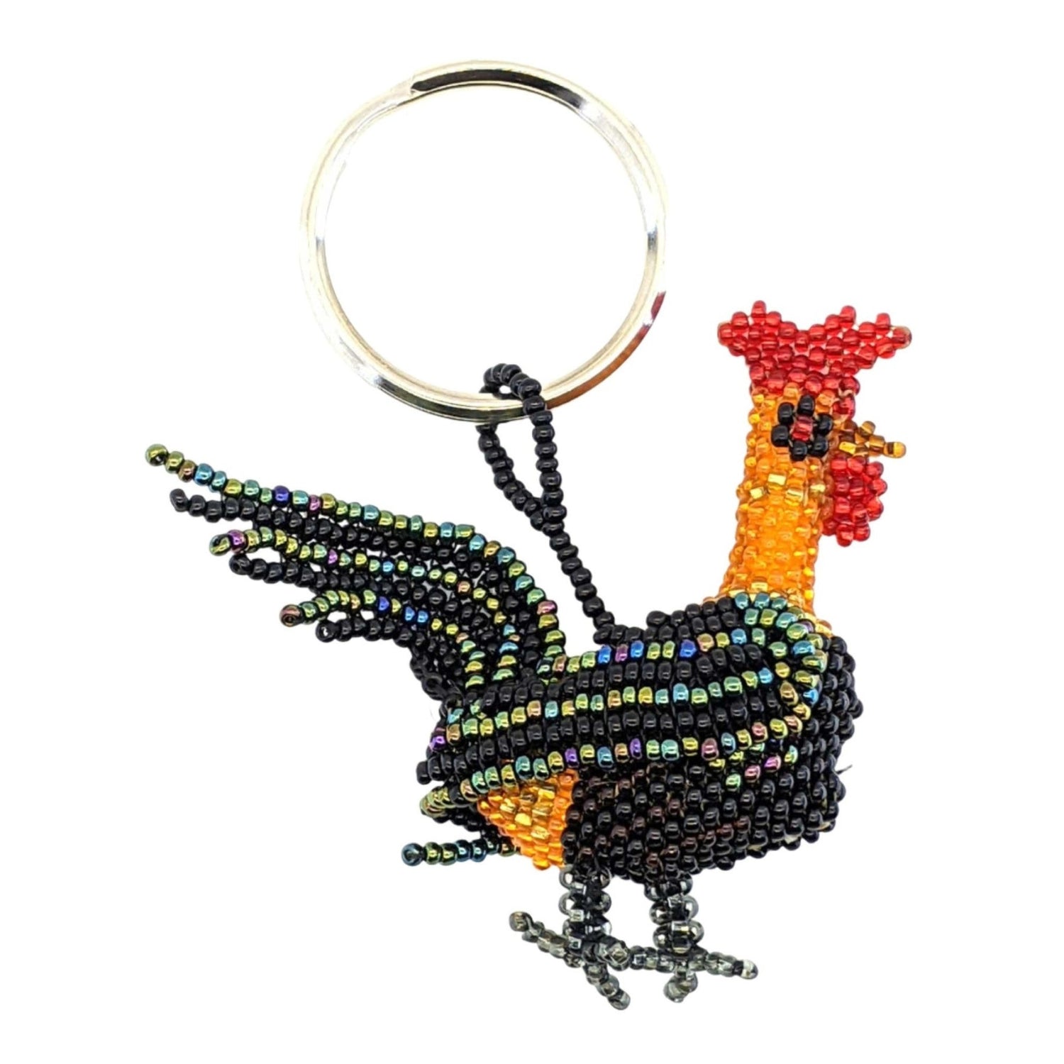 Rooster Beaded Ornament - A Thread of Hope Guatemalan Fair Trade