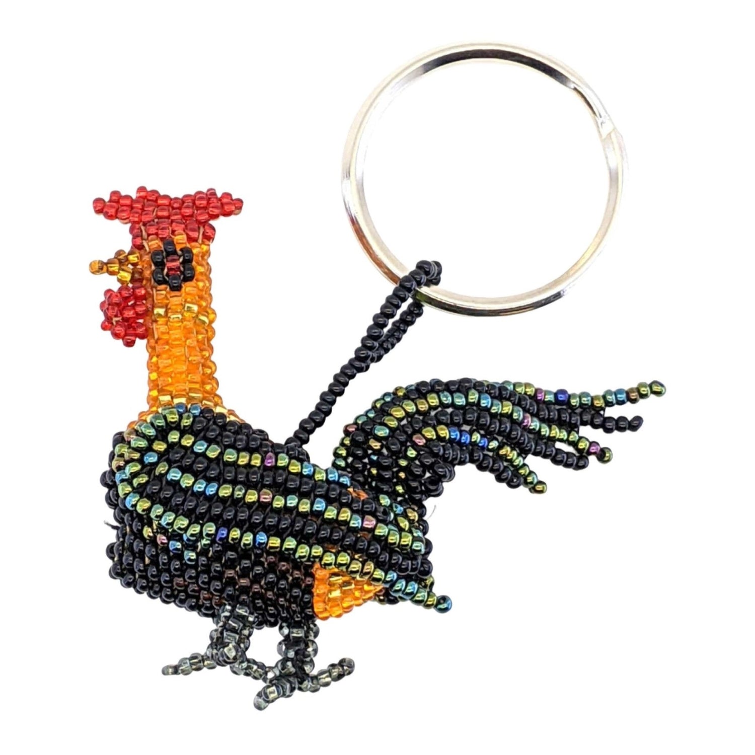 Rooster Beaded Ornament - A Thread of Hope Guatemalan Fair Trade