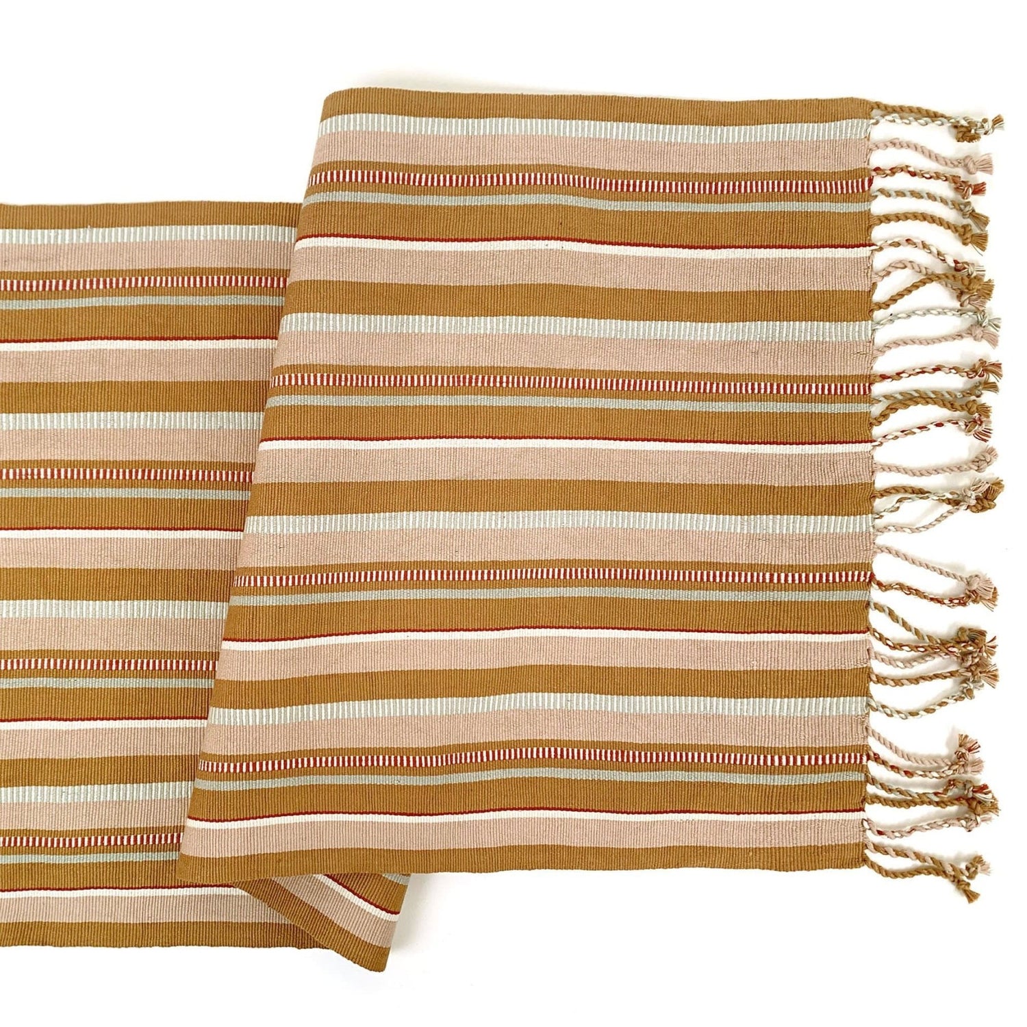 Sand Peine Table Runner - A Thread of Hope Guatemalan Fair Trade