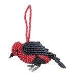 Scarlet Tanager Beaded Bird Ornament - A Thread of Hope Guatemalan Fair Trade