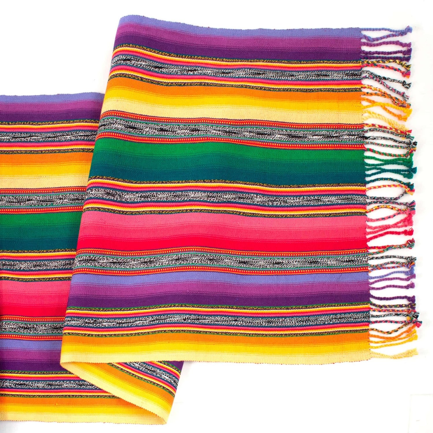 Shadowed Jaspe Table Runner - A Thread of Hope Guatemalan Fair Trade