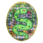 Snake Patch - Felt and Repurposed Traditional Fabric - A Thread of Hope Guatemalan Fair Trade