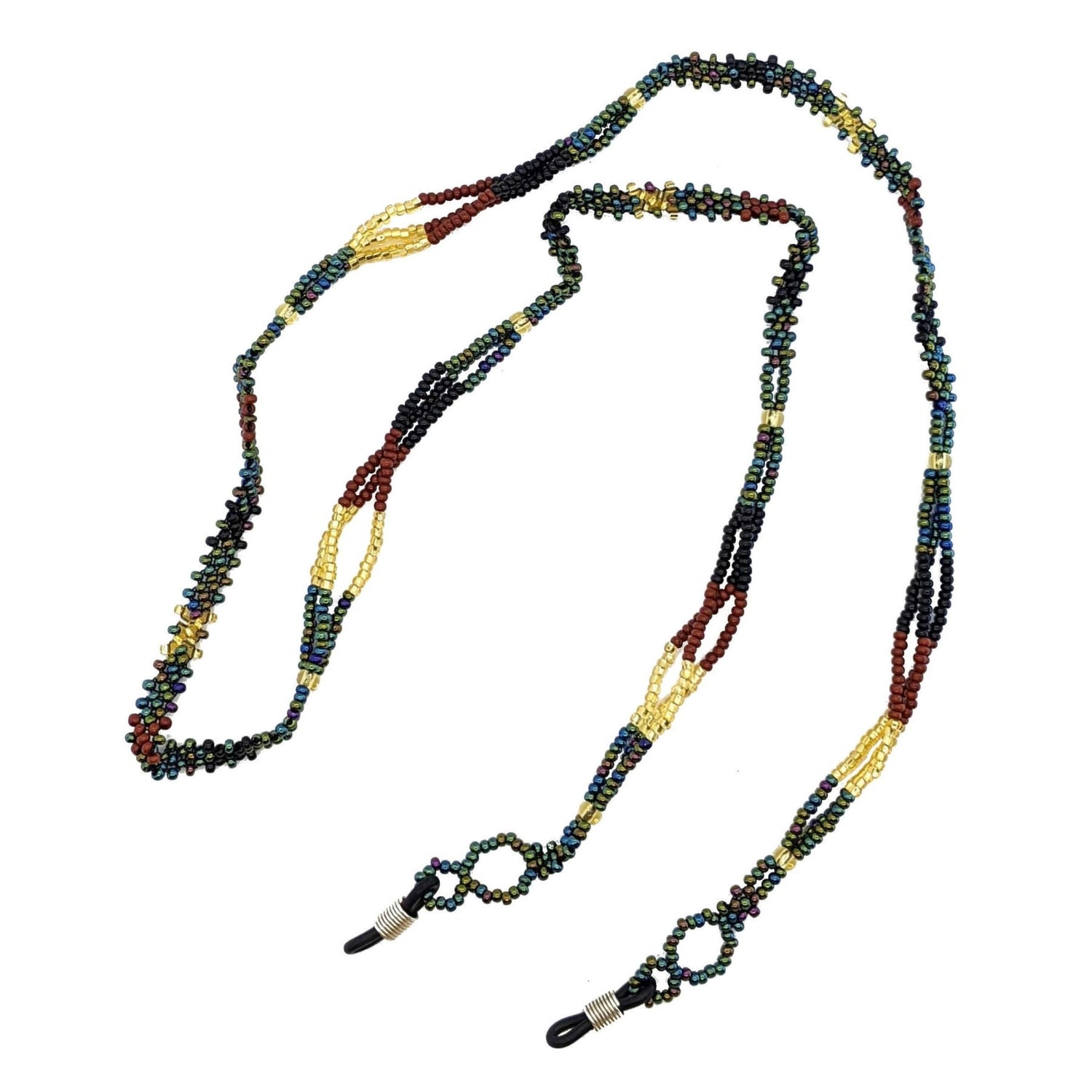 Sophisticated Autumn Beaded Glasses Holder - A Thread of Hope Guatemalan Fair Trade