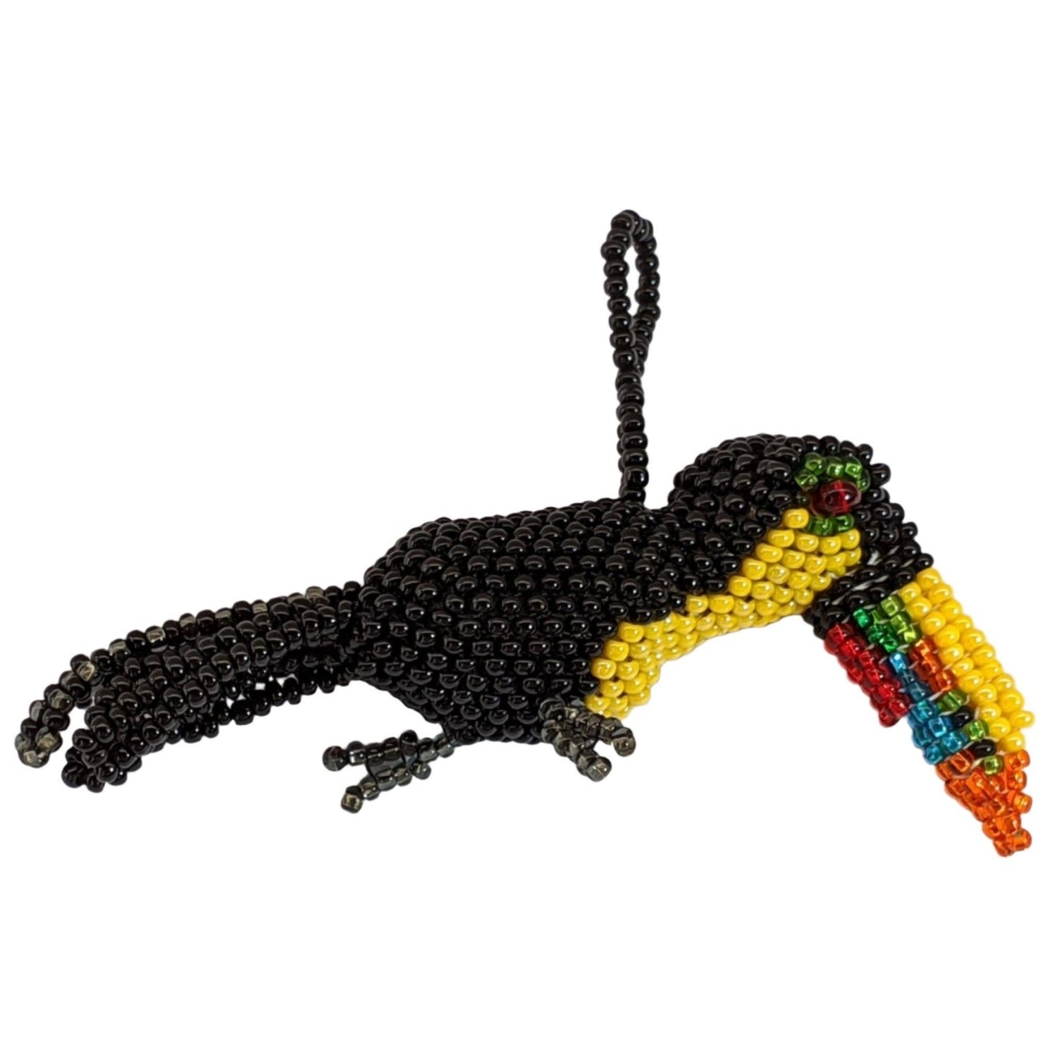 Toucan Beaded Ornament - A Thread of Hope Guatemalan Fair Trade