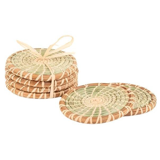 Wild Grass and Pine Needle Coaster Set - A Thread of Hope Guatemalan Fair Trade