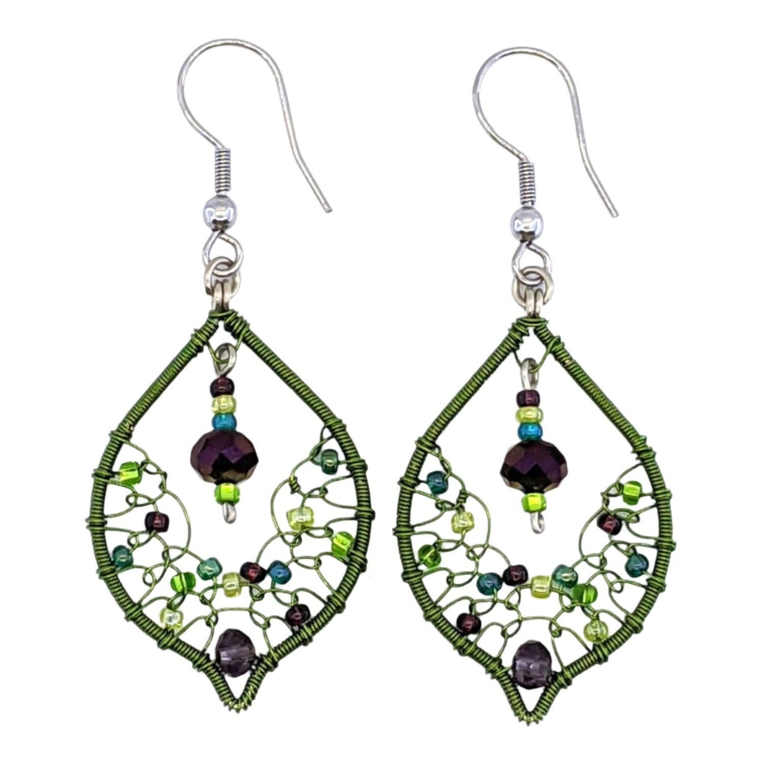 Wine Country Arabian Nights Earrings - A Thread of Hope Guatemalan Fair Trade