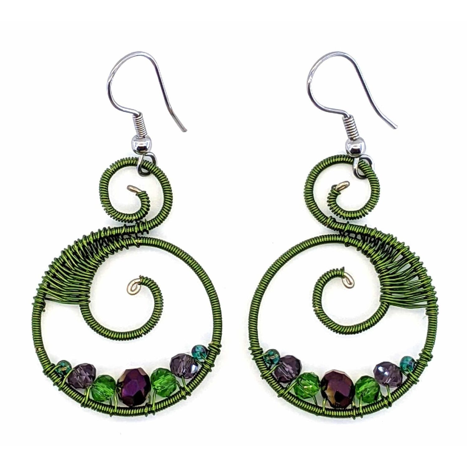 Wine Country Celestina Beaded Earrings - A Thread of Hope Guatemalan Fair Trade