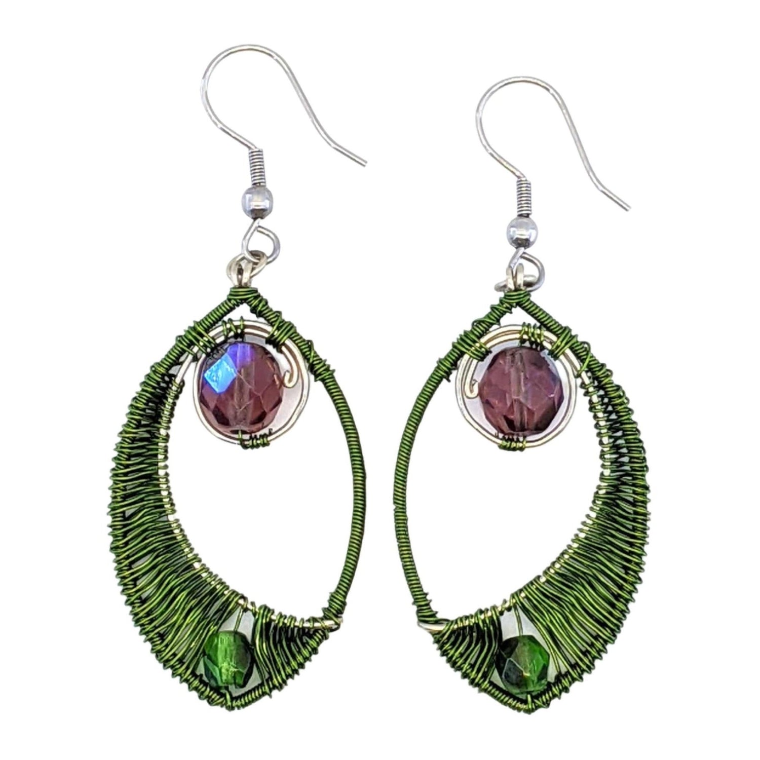 Wine Country Fernanda Beaded Earrings - A Thread of Hope Guatemalan Fair Trade