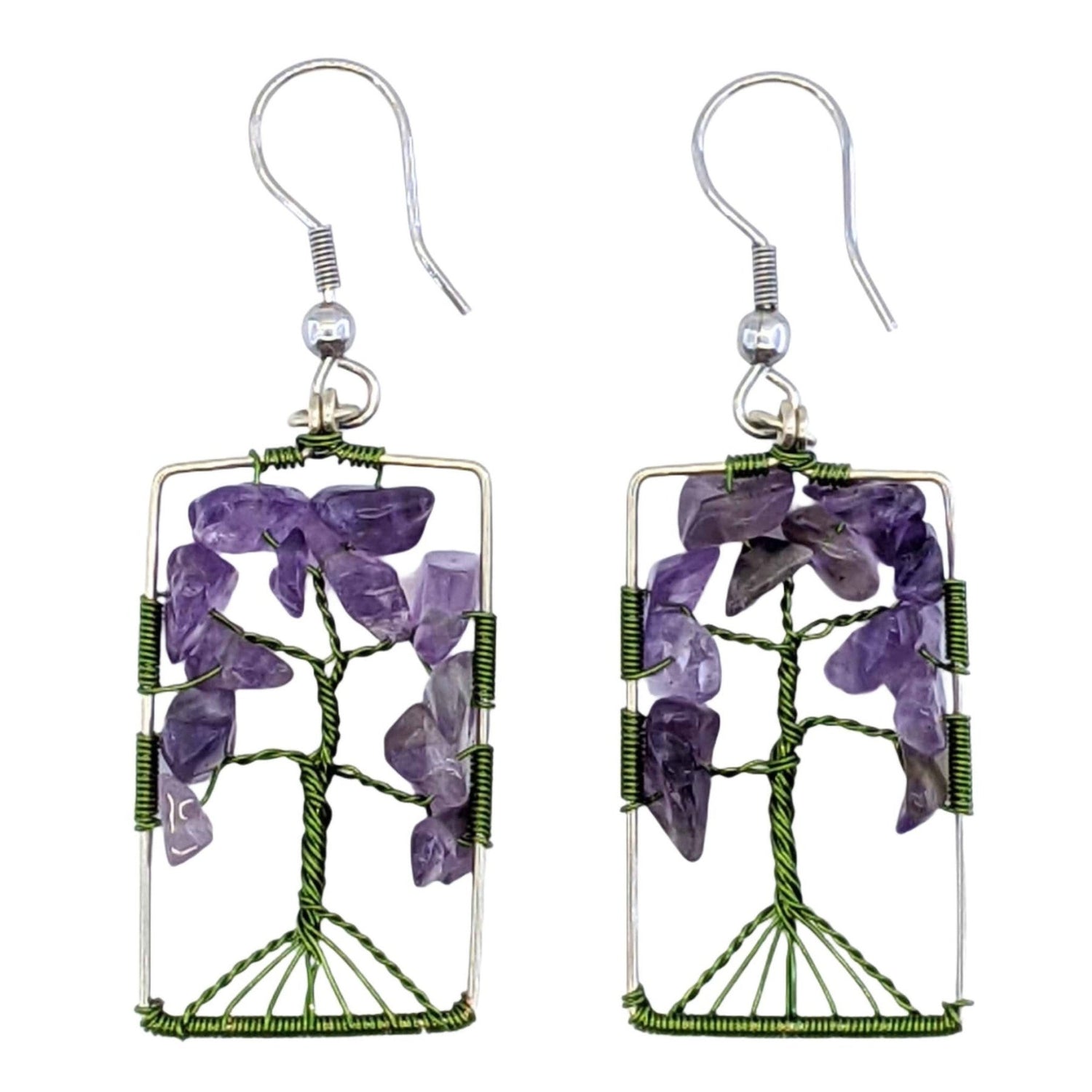 Wine Country Stella Beaded Earrings - A Thread of Hope Guatemalan Fair Trade